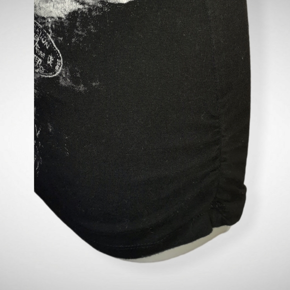 Wet Seal Black Roses & Butterflies strapless - Picture 4 of 6